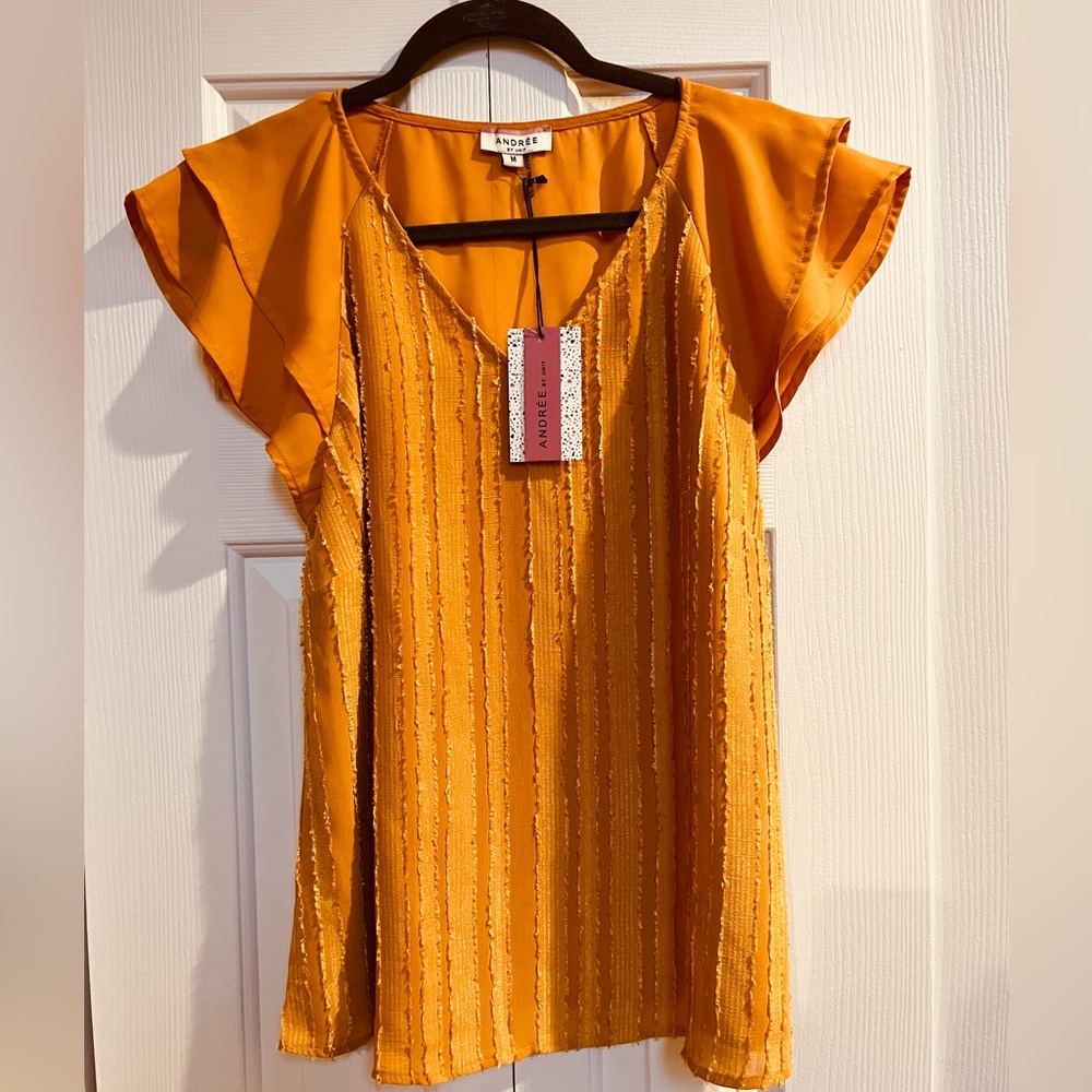 ANDREE BY UNIT blouse size M